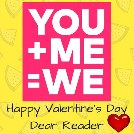 Valentine messages example - The card I created on Canva.com