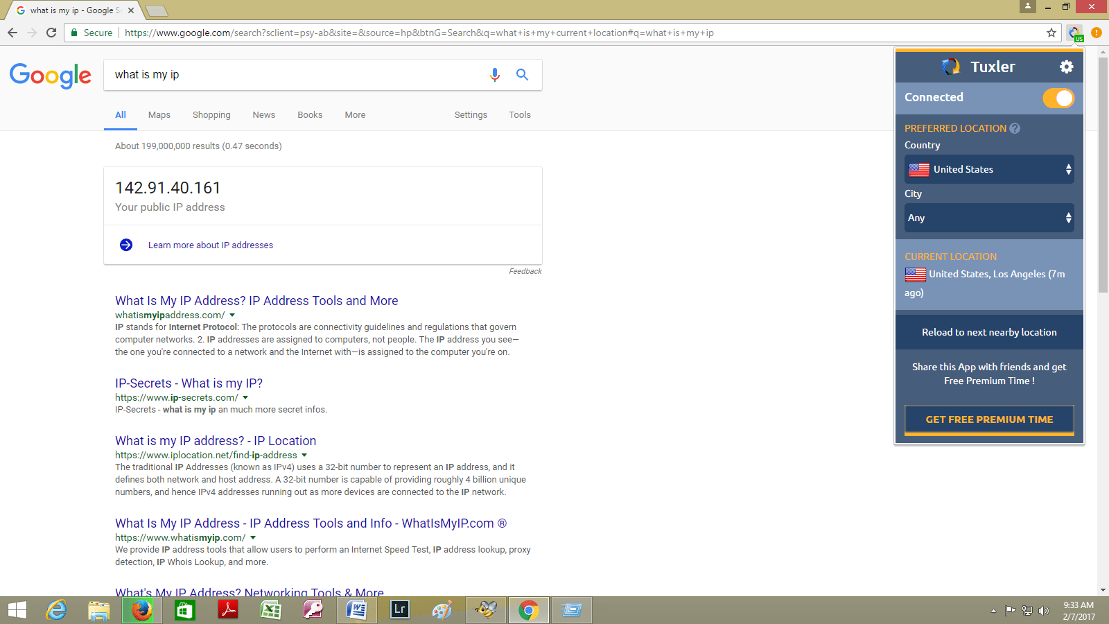 Tuxler VPN in Use