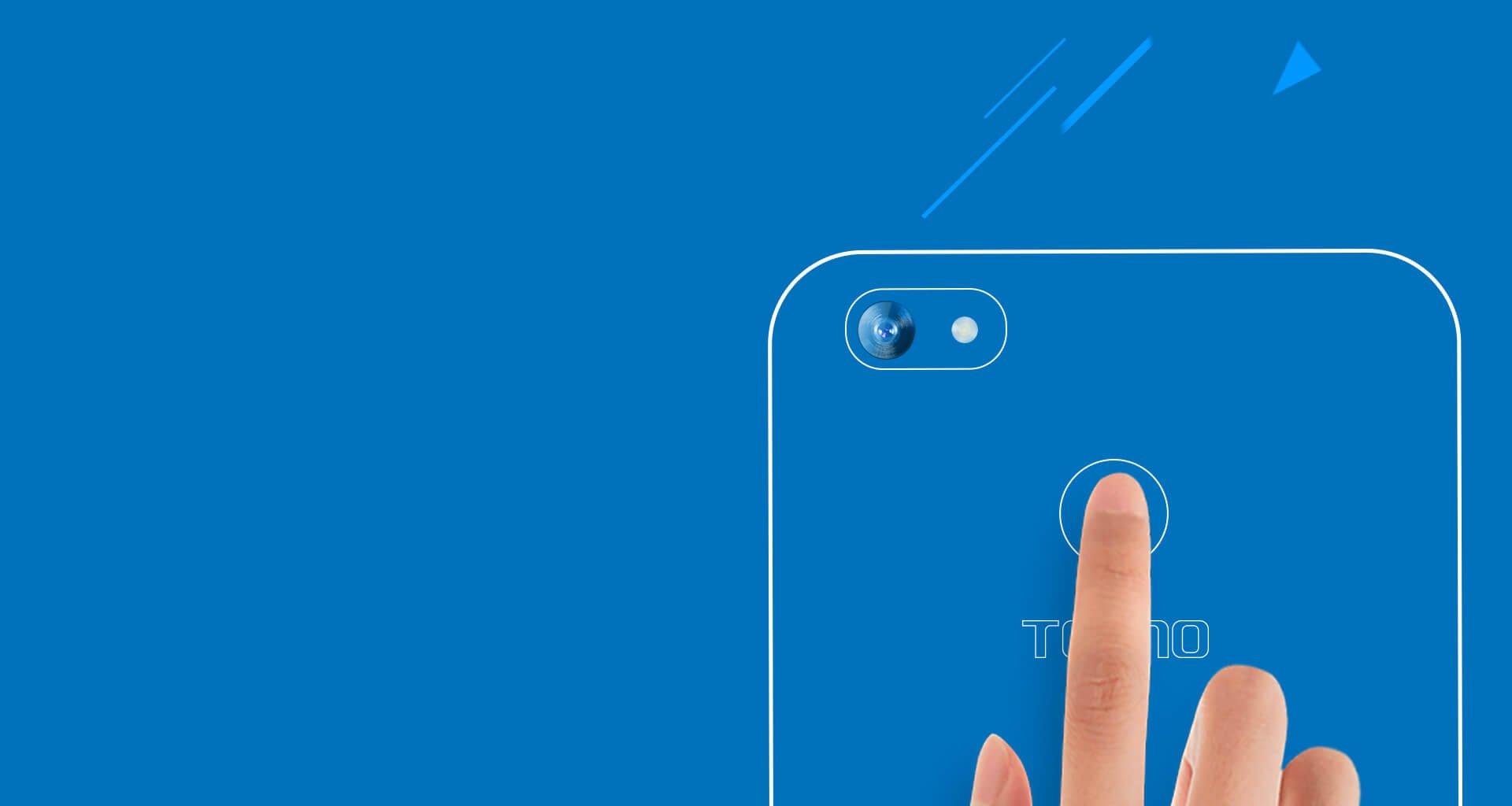 Fast locking and unlocking with the fingerprint sensor means you are always secure.