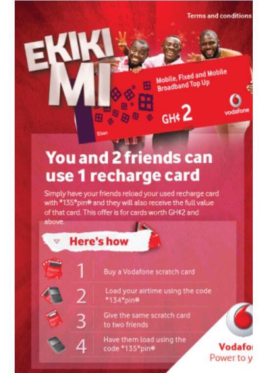 The Vodafone Ekikimi promo was launched by Vodafone Ghana on Tuesday, August 15, 2017