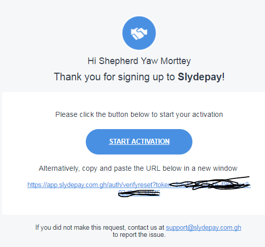Email Confirmation after initial registration