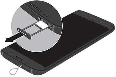 There are various ways to properly insert a sim card in a phone. Check your phone's manual to be sure.