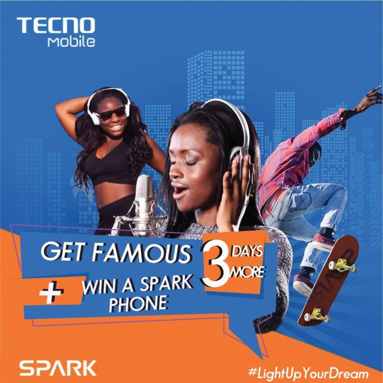 Promo: Win a New Tecno Spark, Gifts, Prizes and unveil your talent