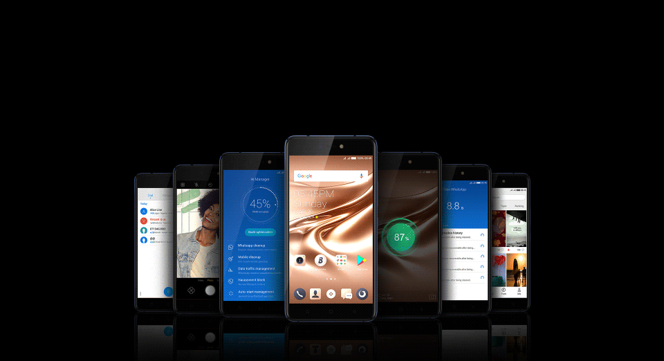 The Tecno Phantom 8 comes with Android 7