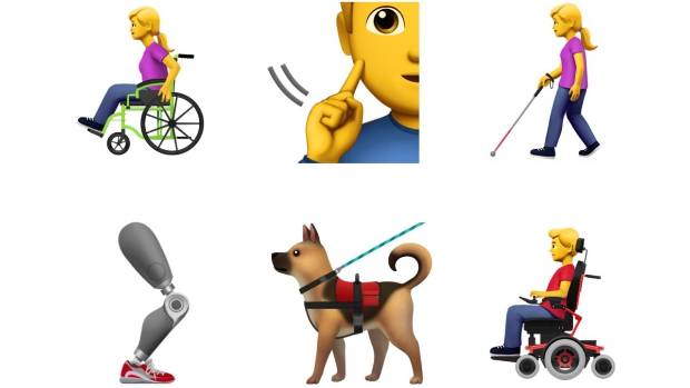 Apple proposes 13 new emojis to represent people with disabilities