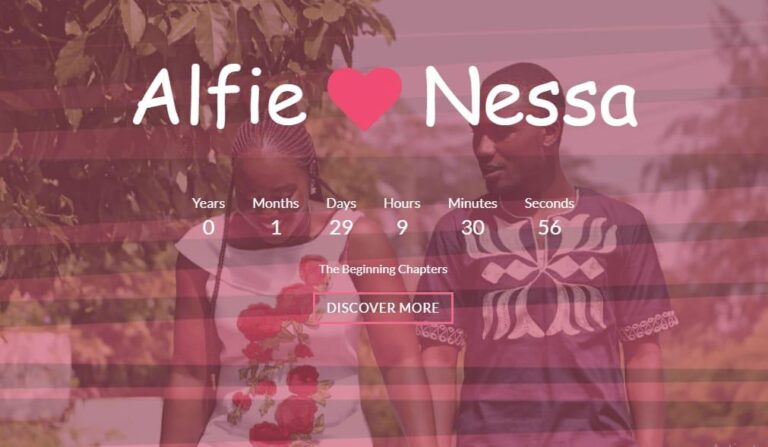 Ghanaian Web Developer proposes to girlfriend by designing a Website