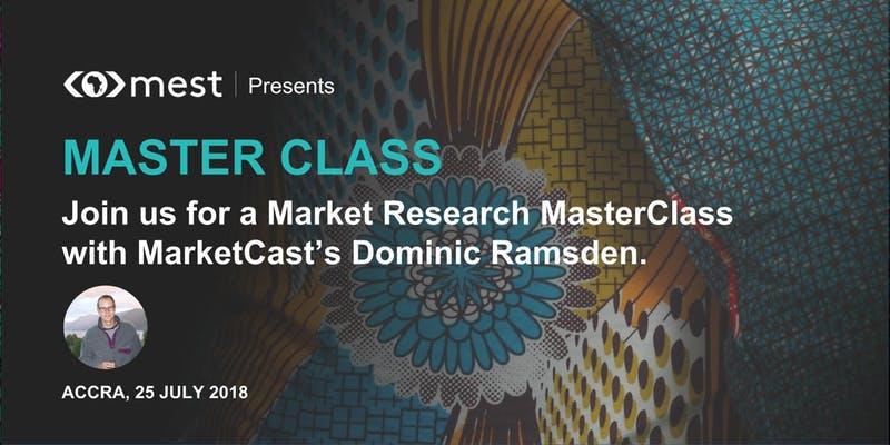 MEST Masterclass: Register to Study Market Research with Dominic Ramsden