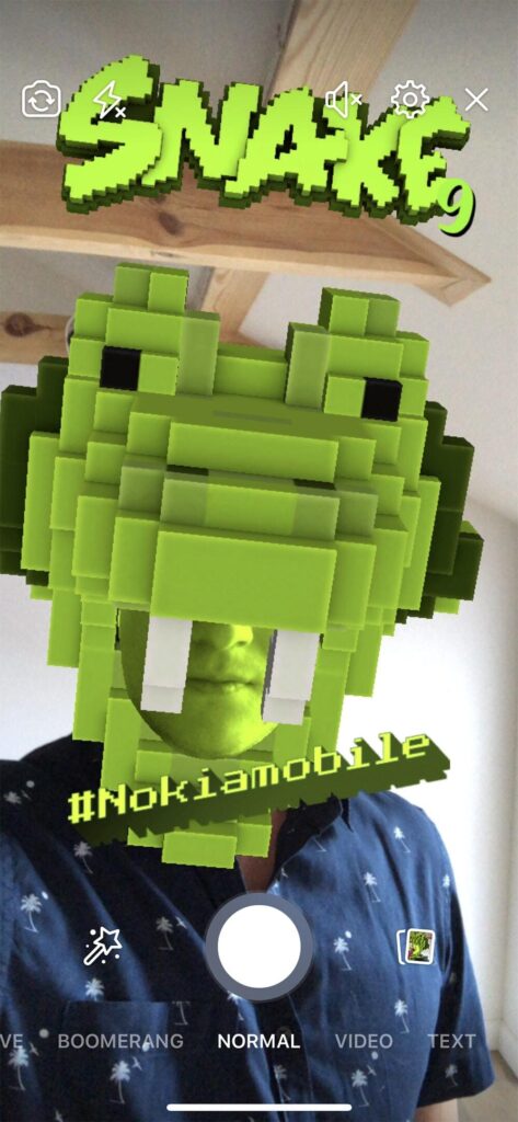Snake on Nokia Phones? It’s back via Facebook’s camera AR courtesy HMD Global