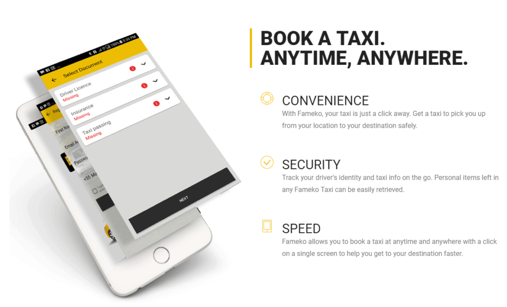 Fameko Taxi App launches in Accra; Competition to Uber, Taxify, etc?