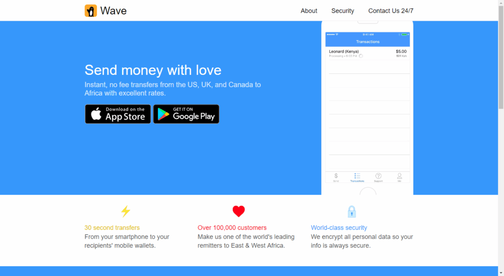 Wave Money Transfer: Send Mobile Money To Ghana, Nigeria, Kenya