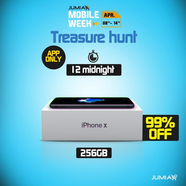 Jumia Mobile Week 2019: Get the iPhone X 256 GB @ GHS 48