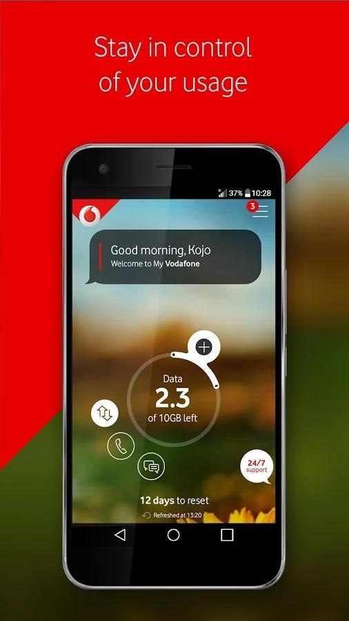 Features Of The My Vodafone Ghana App