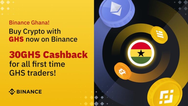 Deposit and Buy Crypto With Ghana Cedi on Binance To Earn GHS Cashback