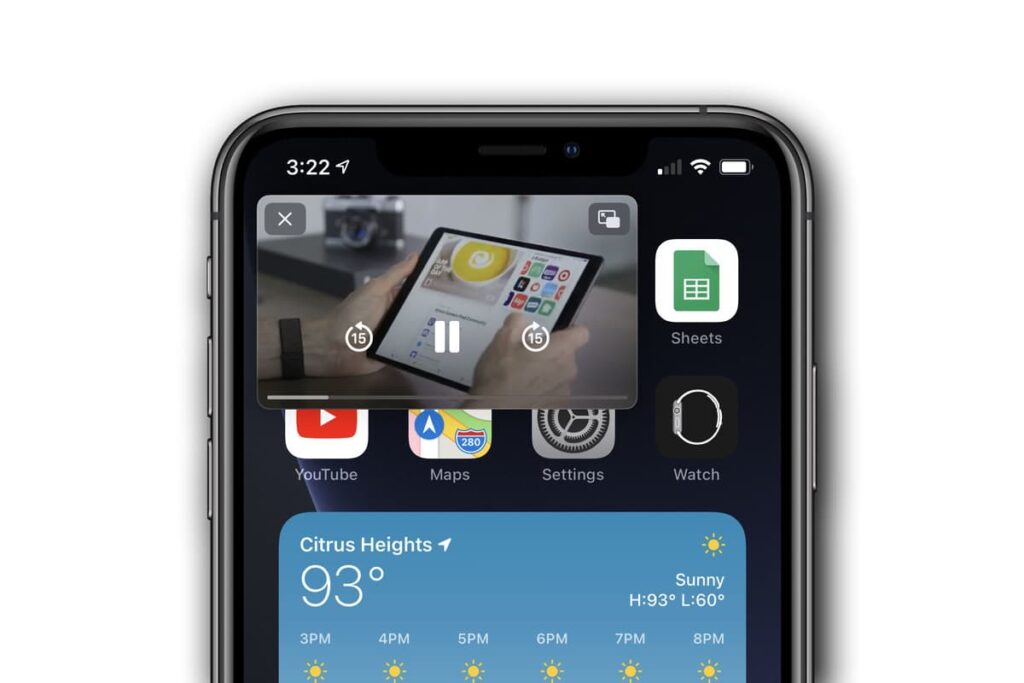 How To Use Picture in Picture Mode on iPhone