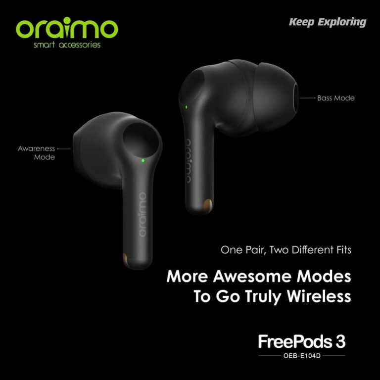 Experience the new Oraimo FreePods 3 and enjoy true sound in Ghana
