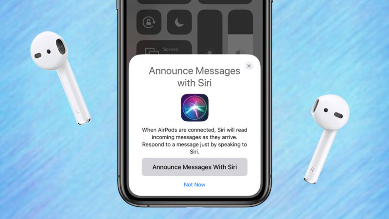 How to get airpods to stop reading texts