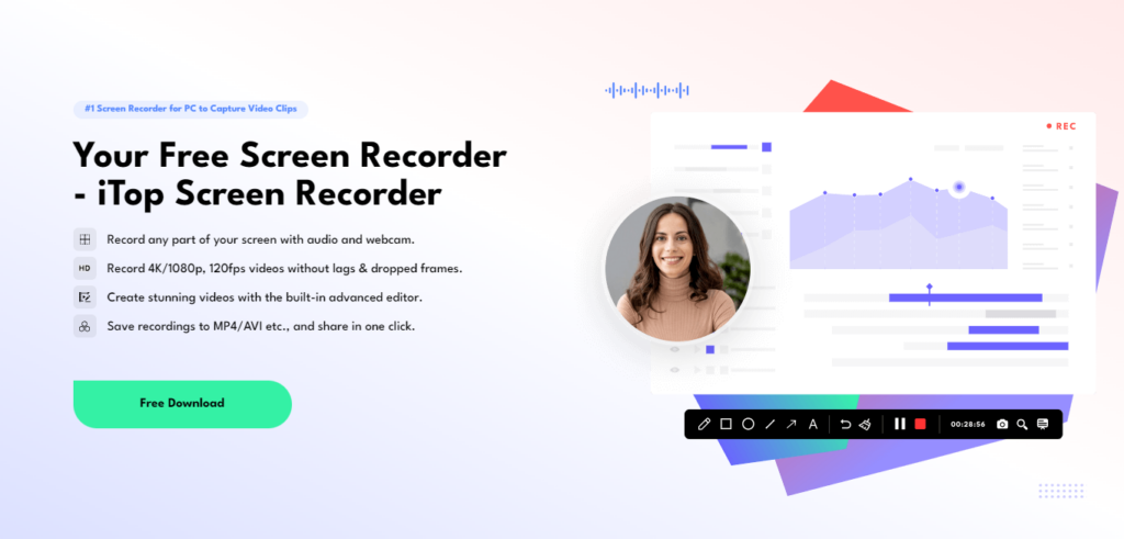 How to record Zoom meetings with iTop Screen Recorder